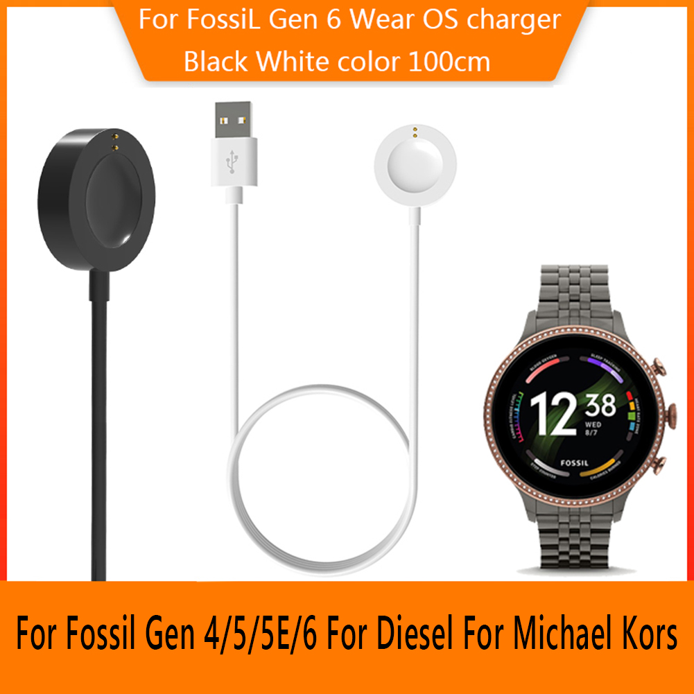 Fossil Watches Smartwatch Gen 4 - Kabel do ładowania smartwatcha Fossil Gen6/Gen5/Gen4/Venture/Explorer/Diesel
