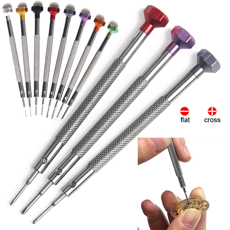 Watchmaker Screwdriver - 0.6-2.0mm ze stopu ze stali nierdzewnej