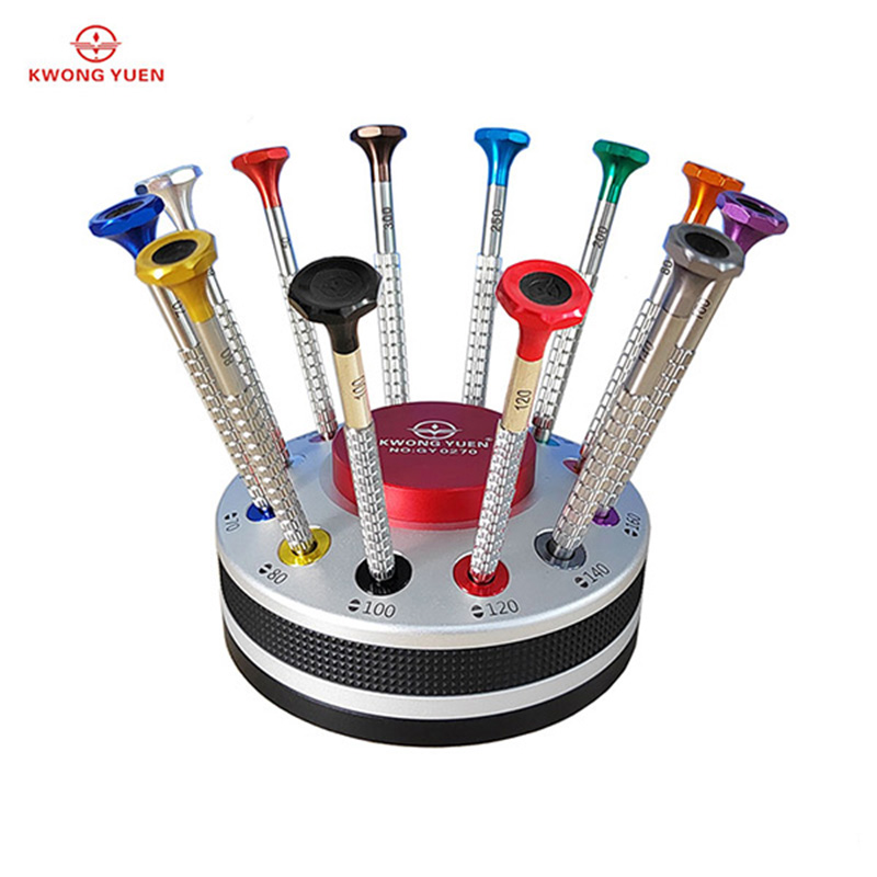 Watchmaker Screwdriver - KWONG 12-częściowy Zestaw Precyzyjnych Śrubokrętów z