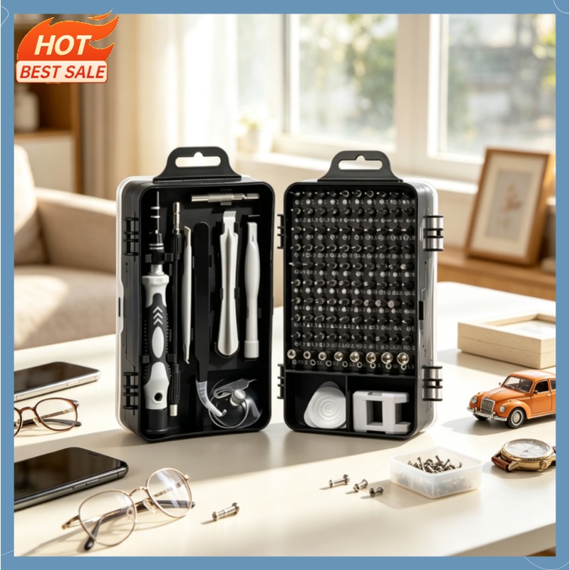 Watchmaker Screwdriver - Profesjonalny zestaw precyzyjnych wkrętaków 115 w