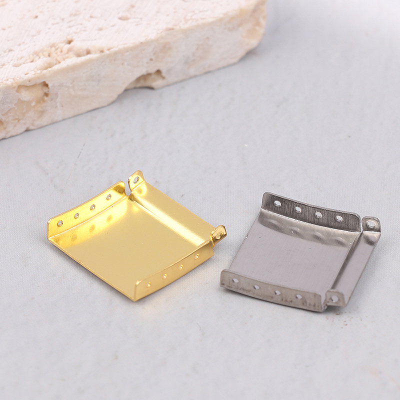 Replacement Watch Bracelet - TS1Pc Srebrny/Złoty 12-22MM Stalowy Przedłużacz Bransolety