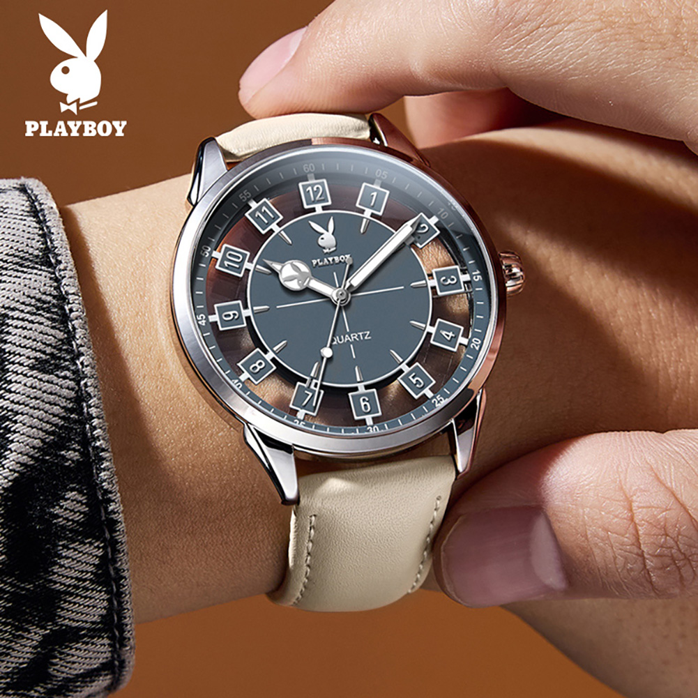 Smartwatch Branded Watches For Men - Zegarek męski PLAYBOY 3137 z mechanizmem