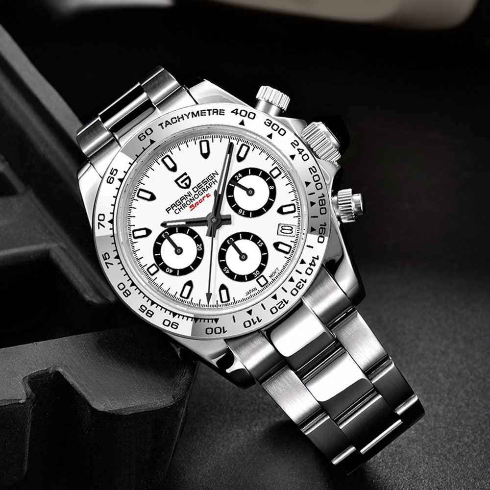 Anti-Magnetic Watch - PAGANI DESIGN Nowy Zegarek Kwarcowy 40mm