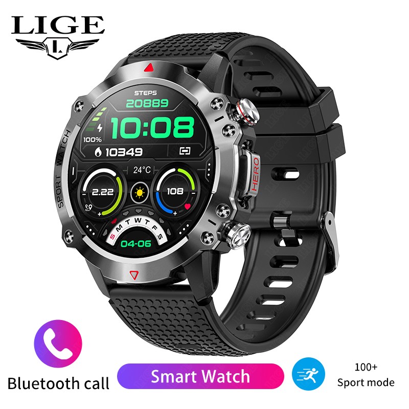 Smartwatch Watches For Sale - Smartwatch męski LIGE, bransoletka monitorująca zdrowie,