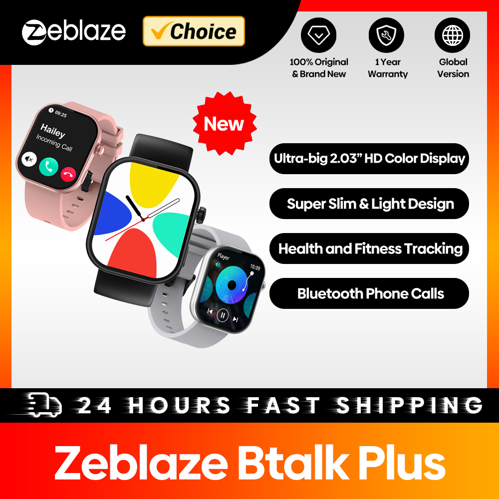 Hybrid Smartwatch - Nowy Zeblaze Btalk Plus Smartwatch do