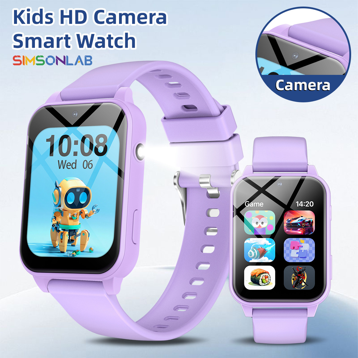 Smartwatch Watches For Kid Boy With Alarm - Inteligentny zegarek dla dzieci 2026, wielofunkcyjny,