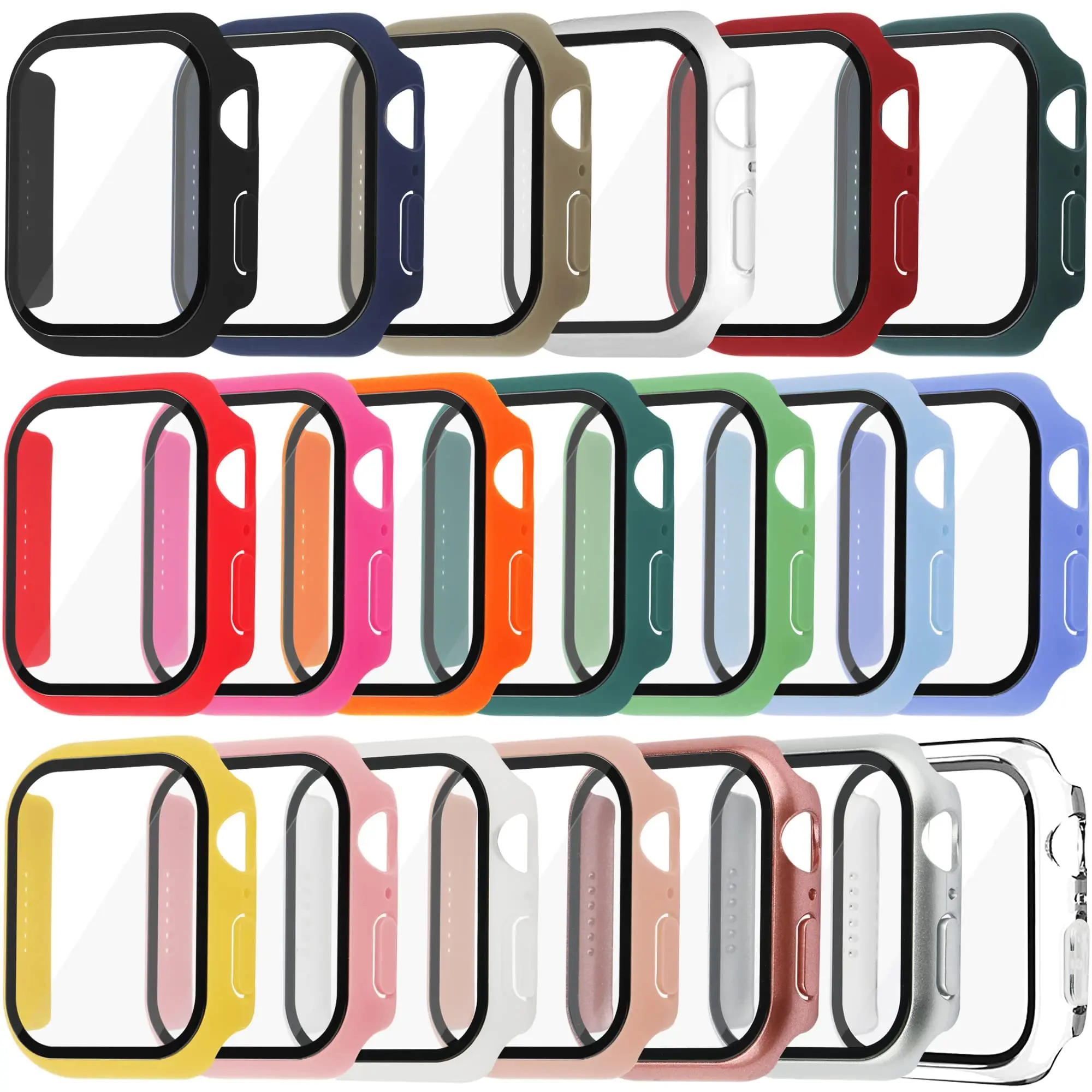 Iwatch Smartwatch - Szkło hartowane + pokrowiec na Apple