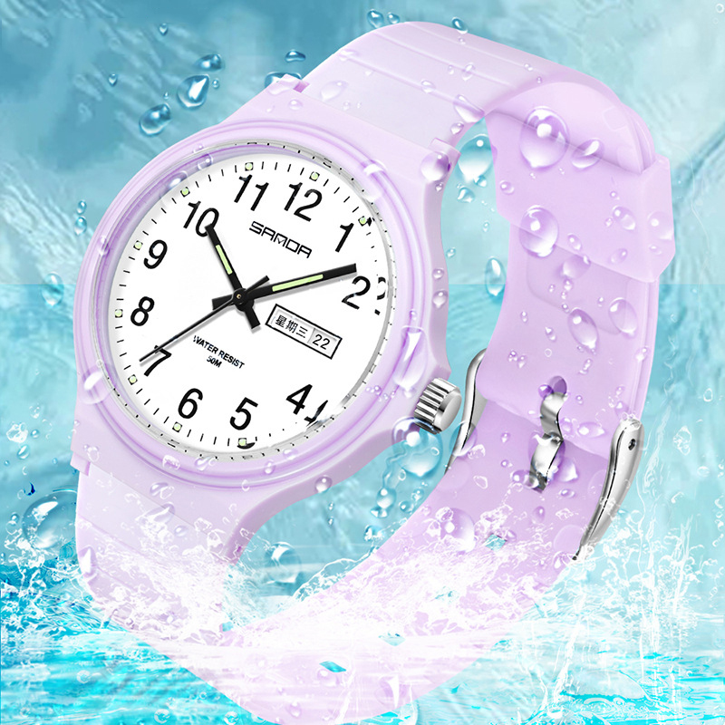 Tide Watch Surf - Zegarek damski UTHAI L02, modny, prosty,