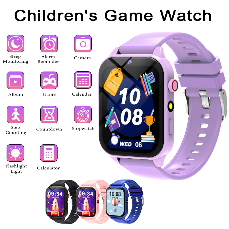 Smartwatch Watches For Kid Boy With Alarm - Smartwatch Dziecięcy Zegarek Gry Ekran 1.83