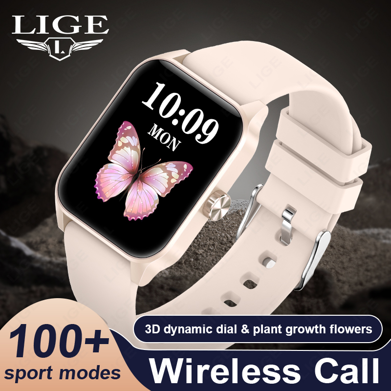 Smartwatch Watches For Sale - LIGE Modny Smartwatch Damski Sportowy Tracker