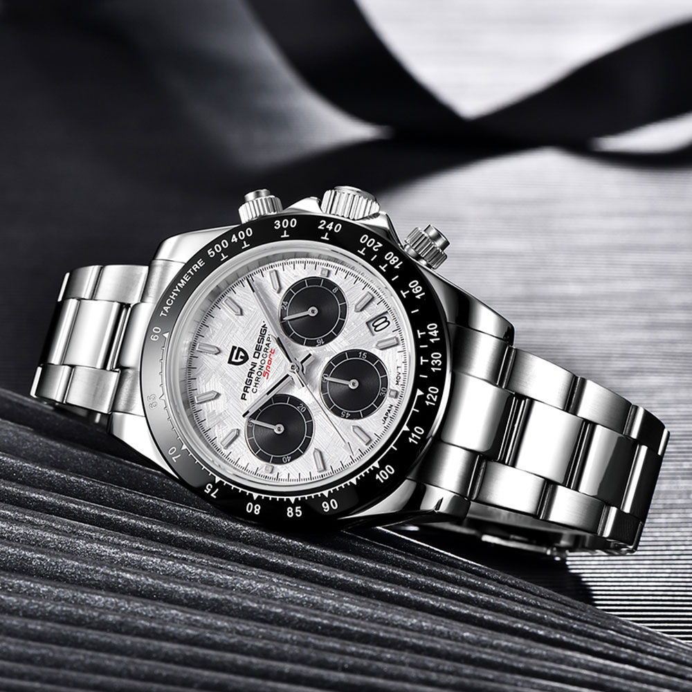 Anti-Magnetic Watch - PAGANI DESIGN 40mm Nowy Chronograf VK63