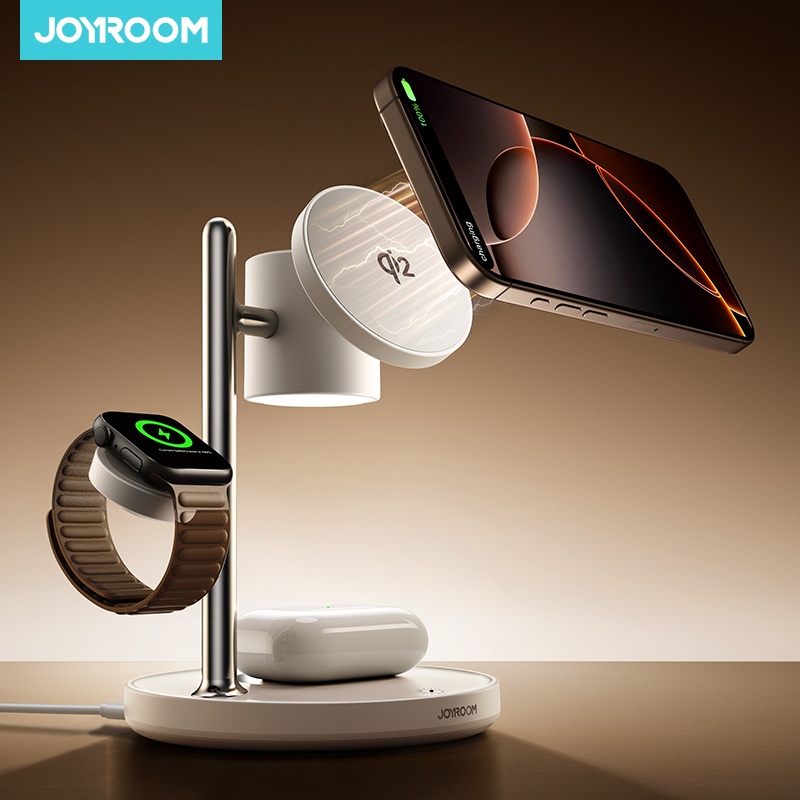 Smartwatch Watches For Iphone - Stacja ładująca Joyroom 4-w-1 z funkcją