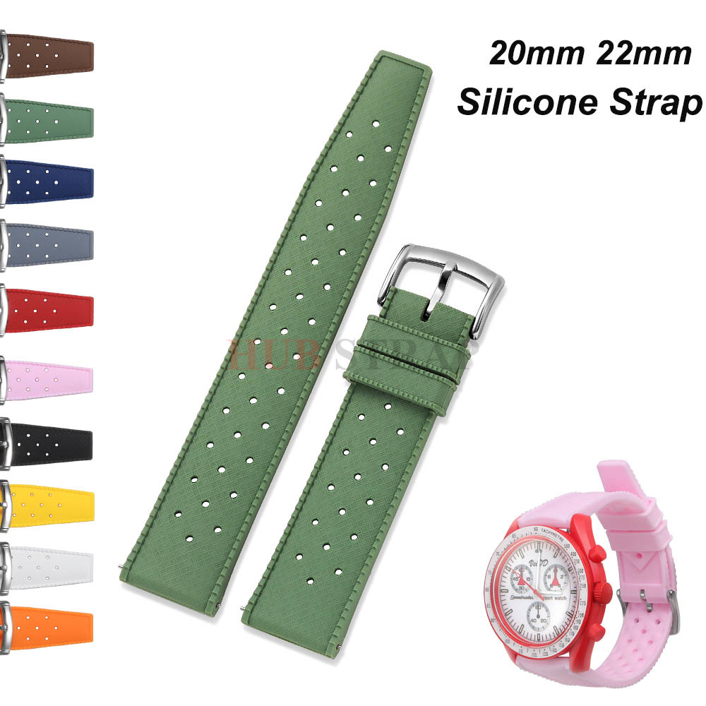 Citizen Watches Smartwatch - Pasek do zegarka z silikonu tropikalnego