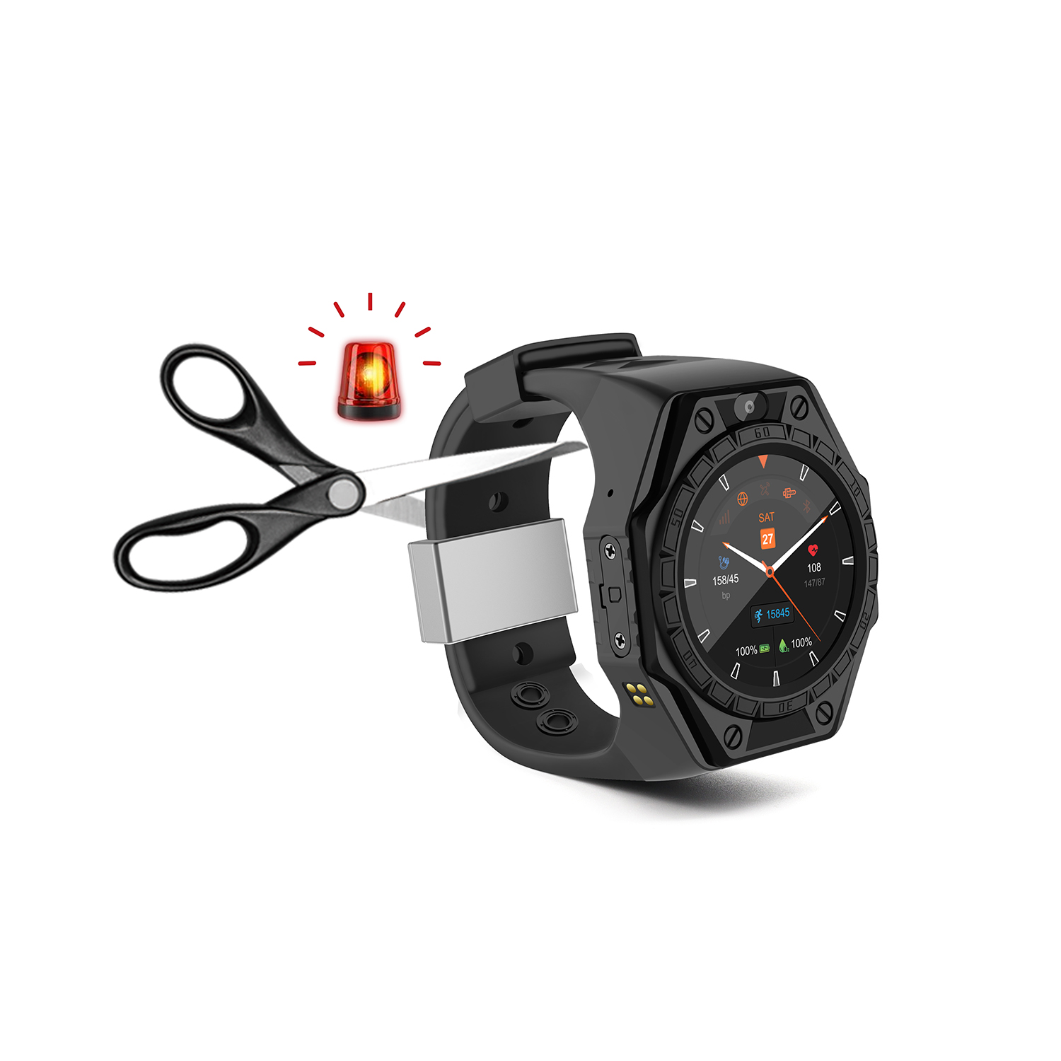 Hybrid Smartwatch - Profesjonalny projekt, odporny na manipulacje, zabezpieczony