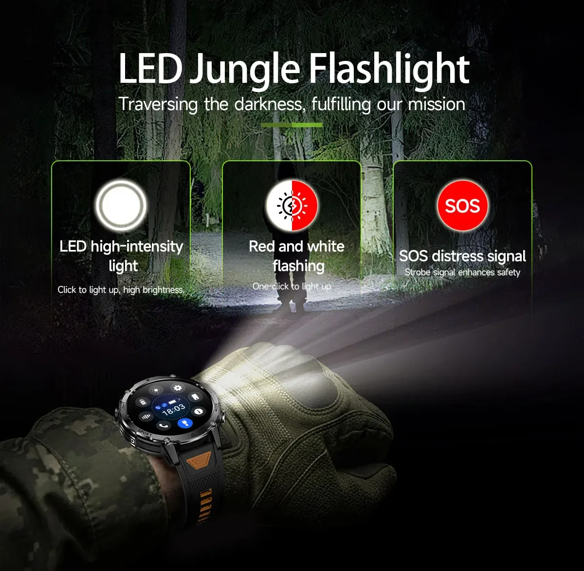 Smartwatch męski z dużą bateri – Smartwatch Branded Watches For Men recenzja i cena