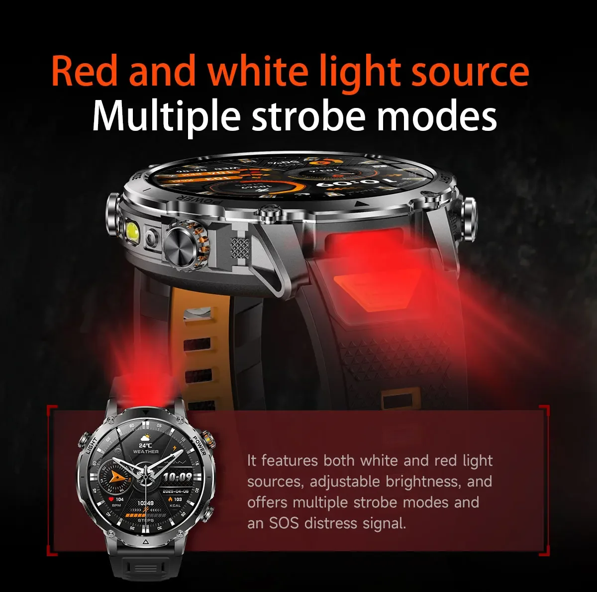Smartwatch męski z dużą bateri – Smartwatch Branded Watches For Men recenzja i cena