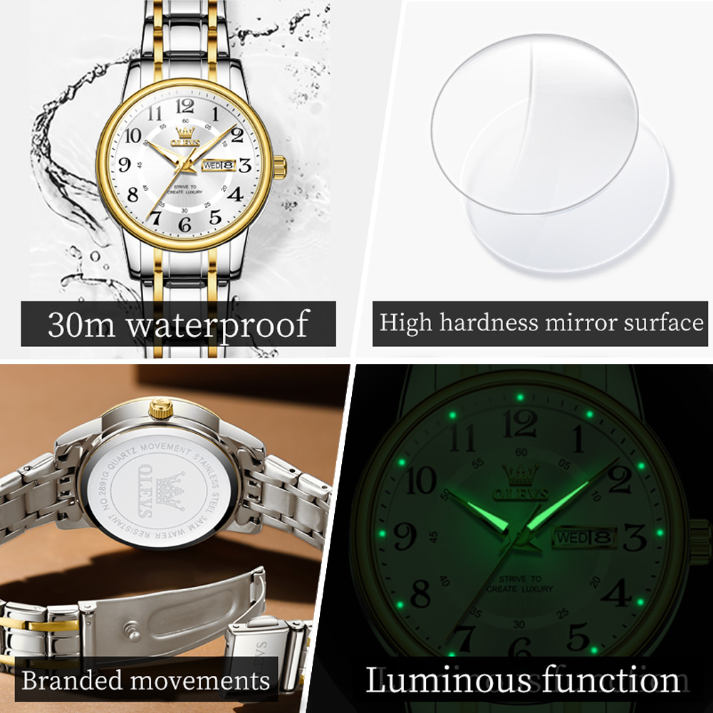 OLEVS 2891 Luksusowa Marka Mod – Anti-Magnetic Watch recenzja i cena