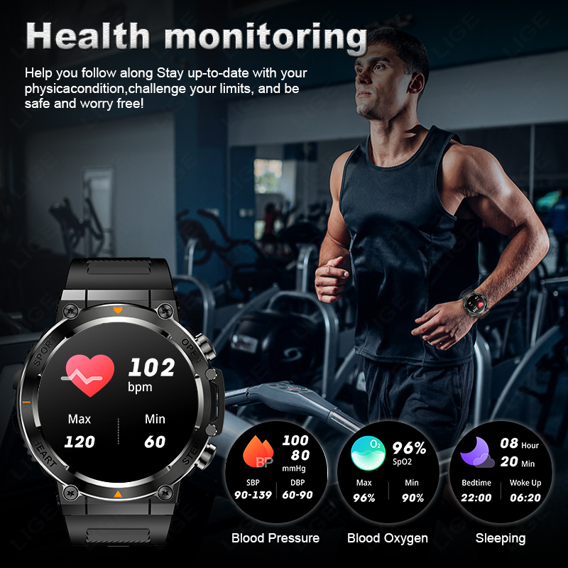 Smartwatch LIGE 2026 Monitor T – Smartwatch Watches For Sale recenzja i cena