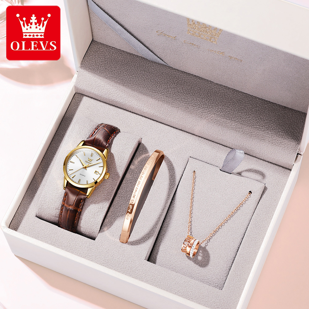 OLEVS Zegarek 6898 Damski Oryg – Leather Watch Strap recenzja i cena
