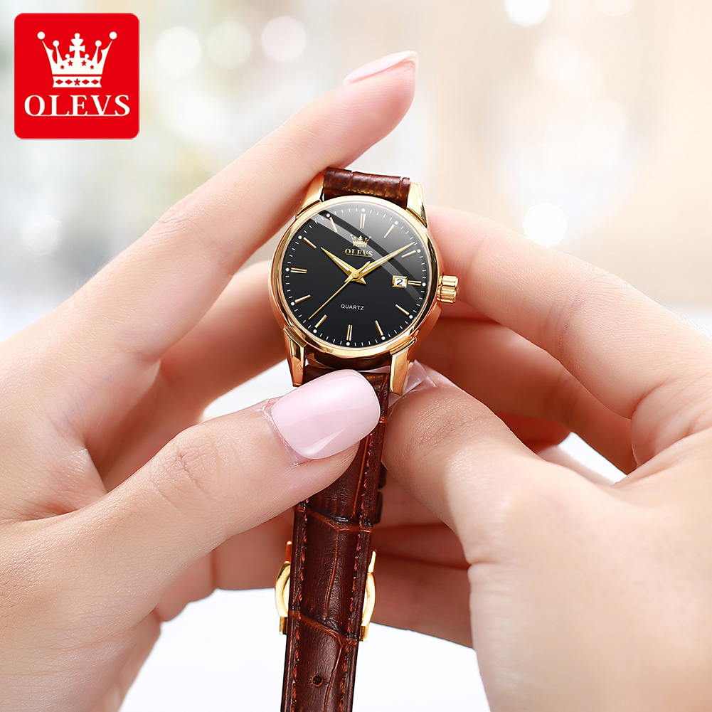 OLEVS Zegarek 6898 Damski Oryg – Leather Watch Strap recenzja i cena