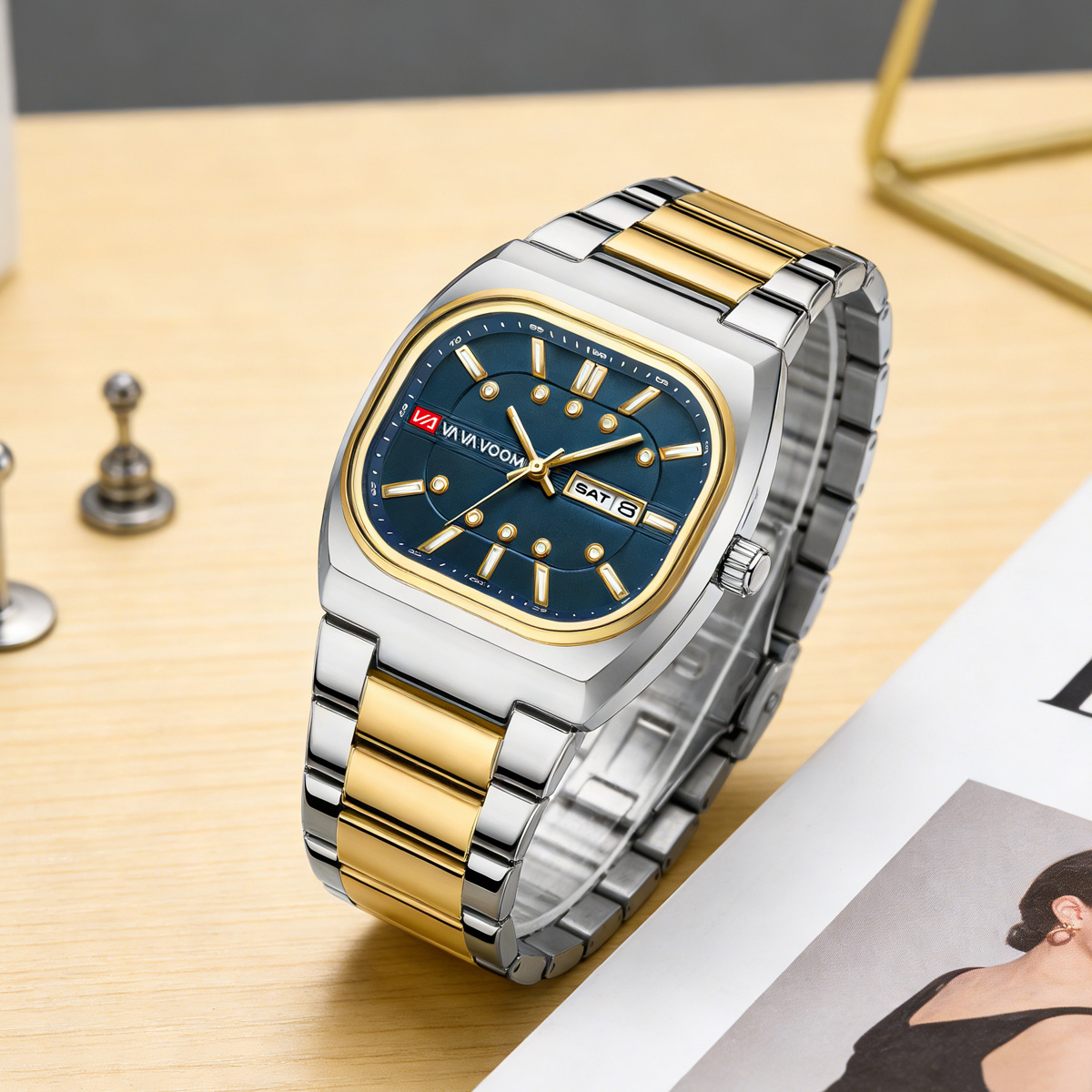Kwadratowy, nowy, unikalny des – Anti-Magnetic Watch recenzja i cena