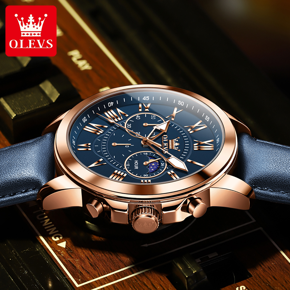 Zegarek męski OLEVS 3632, wiel – Smartwatch Branded Watches For Men recenzja i cena