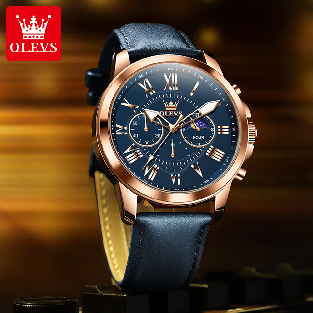 Zegarek męski OLEVS 3632, wiel – Smartwatch Branded Watches For Men recenzja i cena