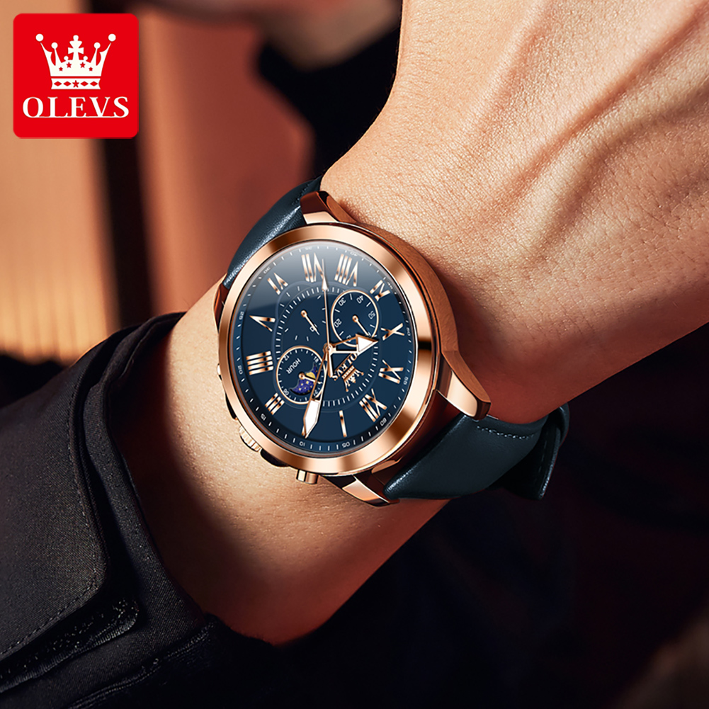 Zegarek męski OLEVS 3632, wiel – Smartwatch Branded Watches For Men recenzja i cena