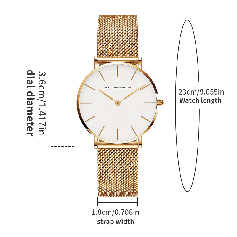 Zegarek damski Hannah Martin,  – Anti-Magnetic Watch recenzja i cena