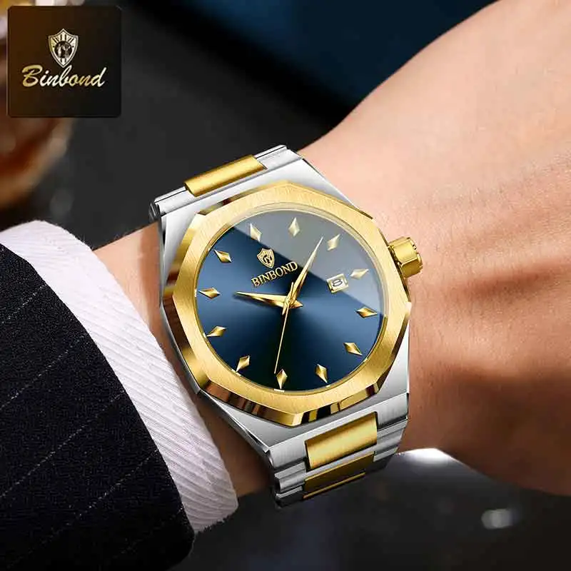 BINBOND Męski Zegarek Kwarcowy – Smartwatch Branded Watches For Men recenzja i cena