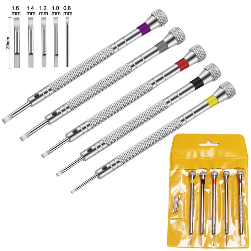 Wkrętak stalowy 0,8-1,6 mm do  – Watchmaker Screwdriver recenzja i cena