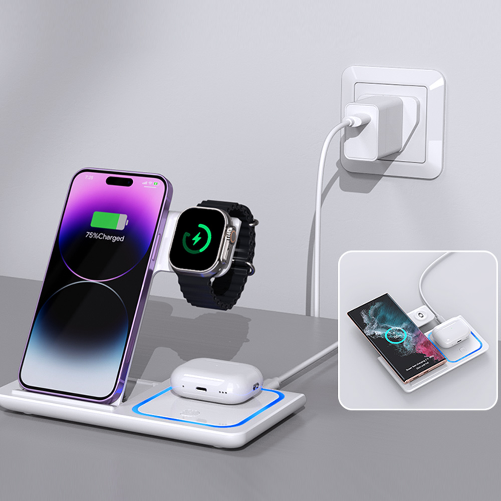 Stacja ładująca LED 3 w 1 bezp – Smartwatch Watches For Iphone recenzja i cena