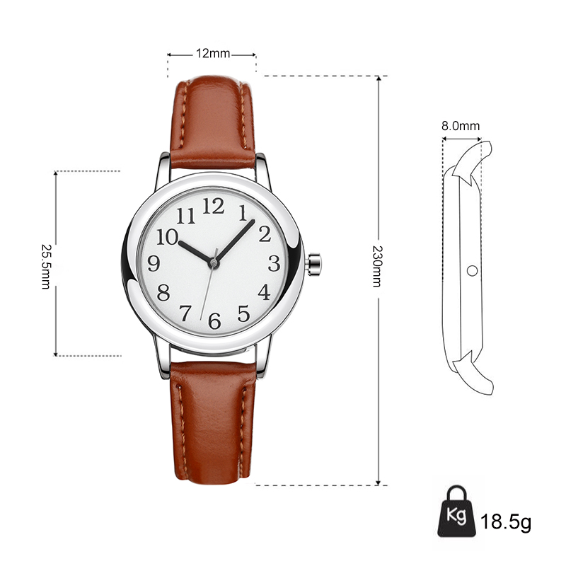 Biały pasek, smukły zegarek da – Leather Watch Strap recenzja i cena