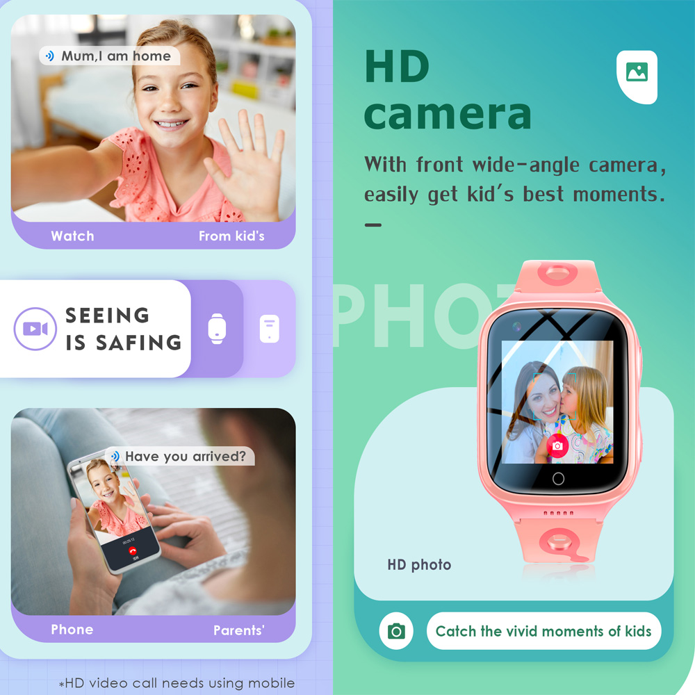 Smartwatch 4G dla dzieci z GPS – Smartwatch Watches For Kid Boy With Alarm recenzja i cena