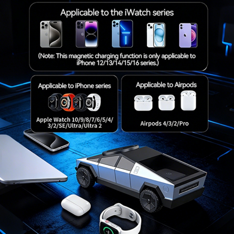 Stacja ładująca 3-w-1 CyberDoc – Smartwatch Apple Watch recenzja i cena