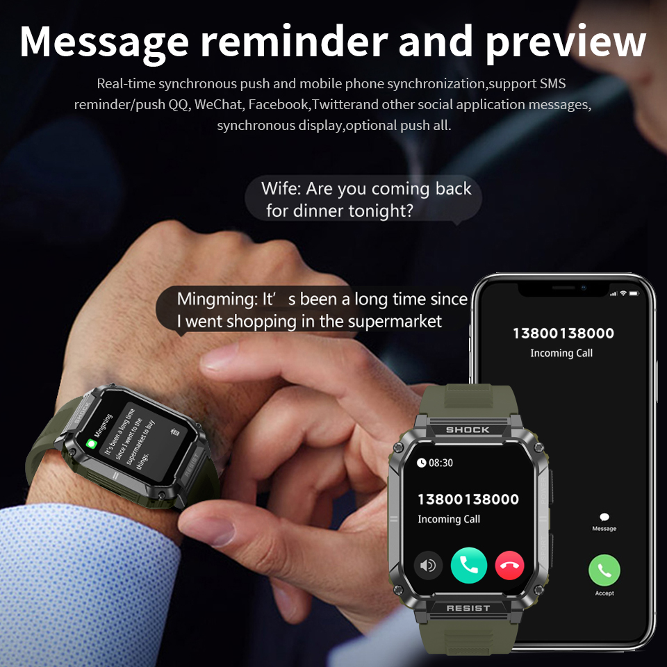 Smartwatch męski LIGE, bransol – Smartwatch Watches For Sale recenzja i cena