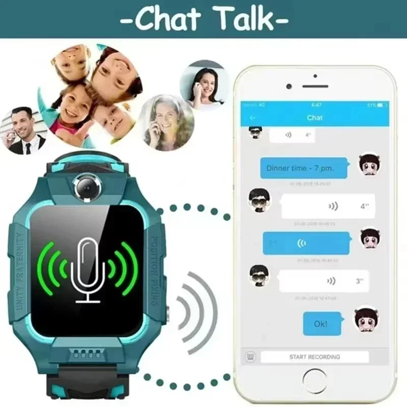 Lenovo 2026 Nowy Wodoodporny S – Smartwatch Watches For Kid Boy With Alarm recenzja i cena