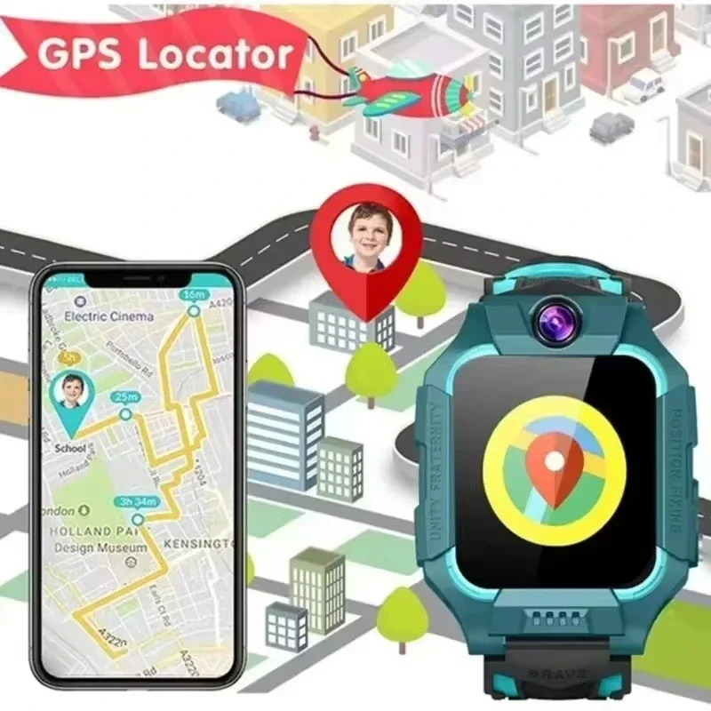 Lenovo 2026 Nowy Wodoodporny S – Smartwatch Watches For Kid Boy With Alarm recenzja i cena