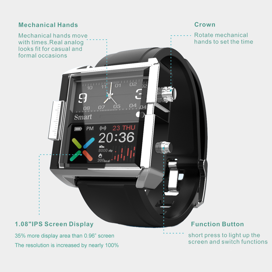 T9 Hybrid Smartwatch monitoruj – Hybrid Smartwatch recenzja i cena