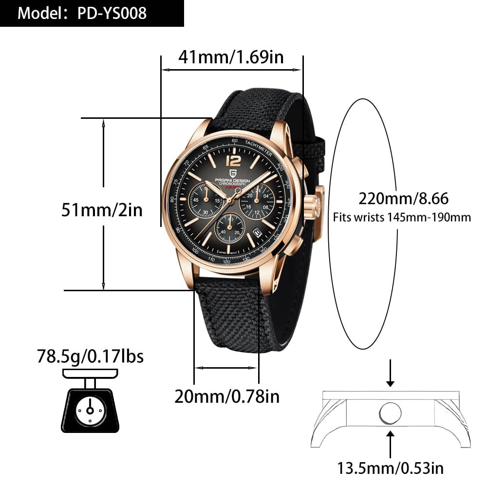 PAGANI DESIGN Nowy Męski Zegar – Anti-Magnetic Watch recenzja i cena