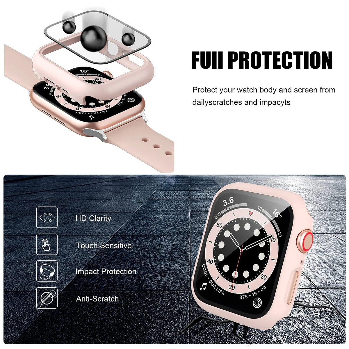 Szkło hartowane + pokrowiec na – Iwatch Smartwatch recenzja i cena