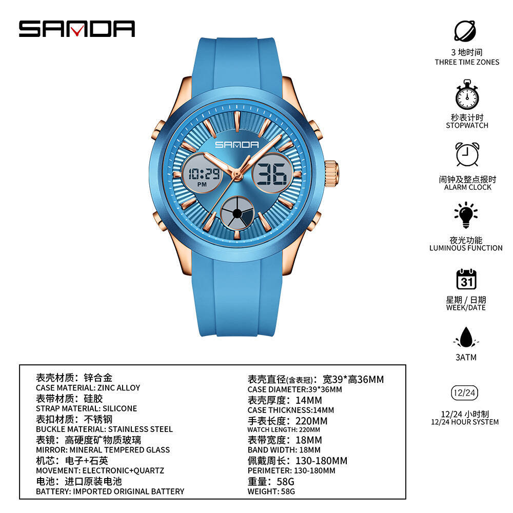Elektroniczny zegarek SANDA, p – Smartwatch Watches For Girls recenzja i cena