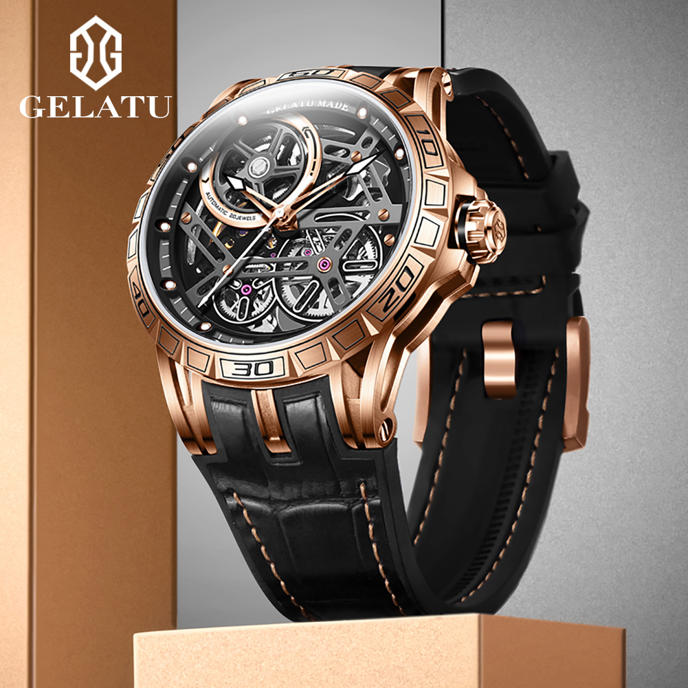 Zegarki męskie GELATU, luksuso – Anti-Magnetic Watch recenzja i cena