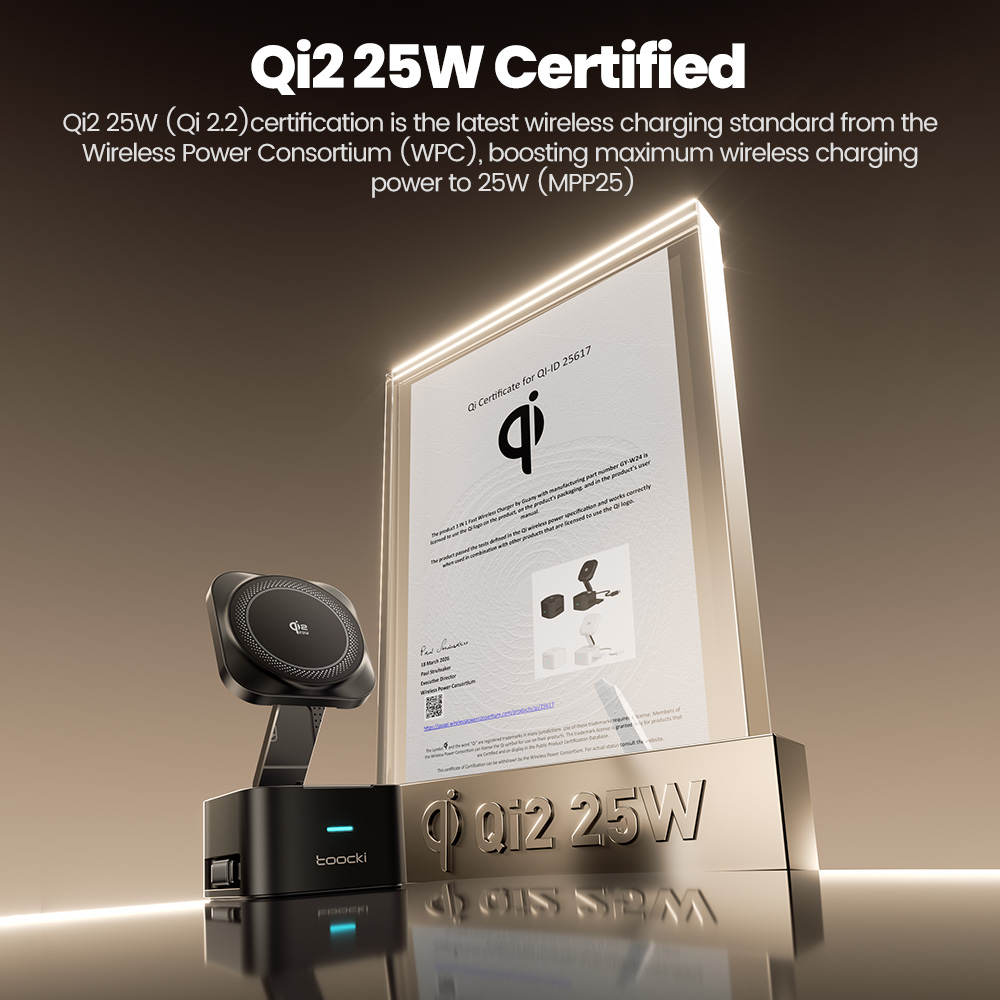 Toocki QI2.2 25W Bezprzewodowa – Smartwatch Watches For Iphone recenzja i cena