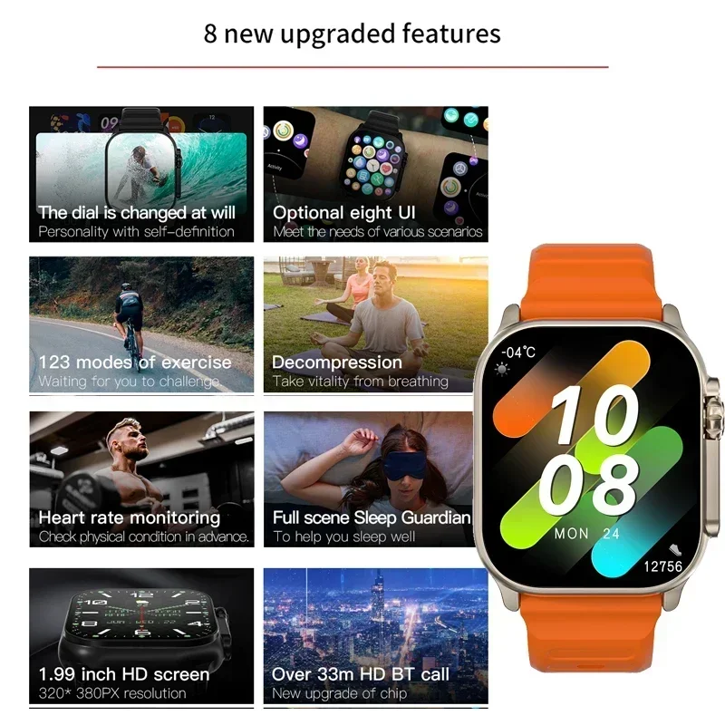 Nowy Smartwatch Serii 9 PK HK8 – Smartwatch Watches For Girls recenzja i cena