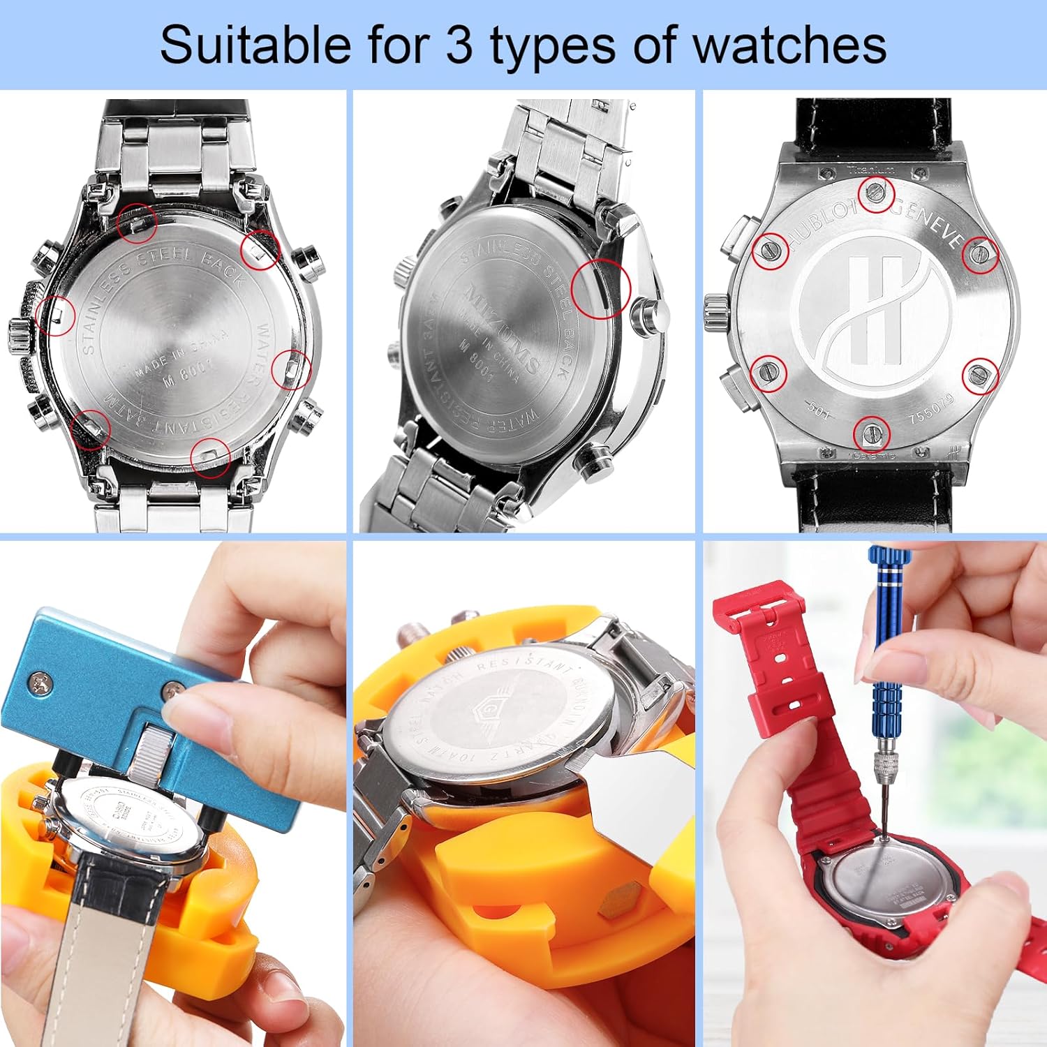 32 szt. Bateria zegarka zestaw – Watchmaker Screwdriver recenzja i cena
