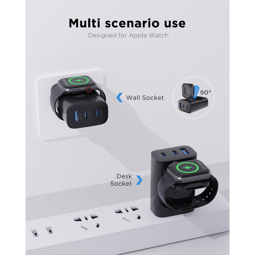 Oatsbasf 4 w 1 QC3.0 Szybka ma – Smartwatch Apple Watch recenzja i cena