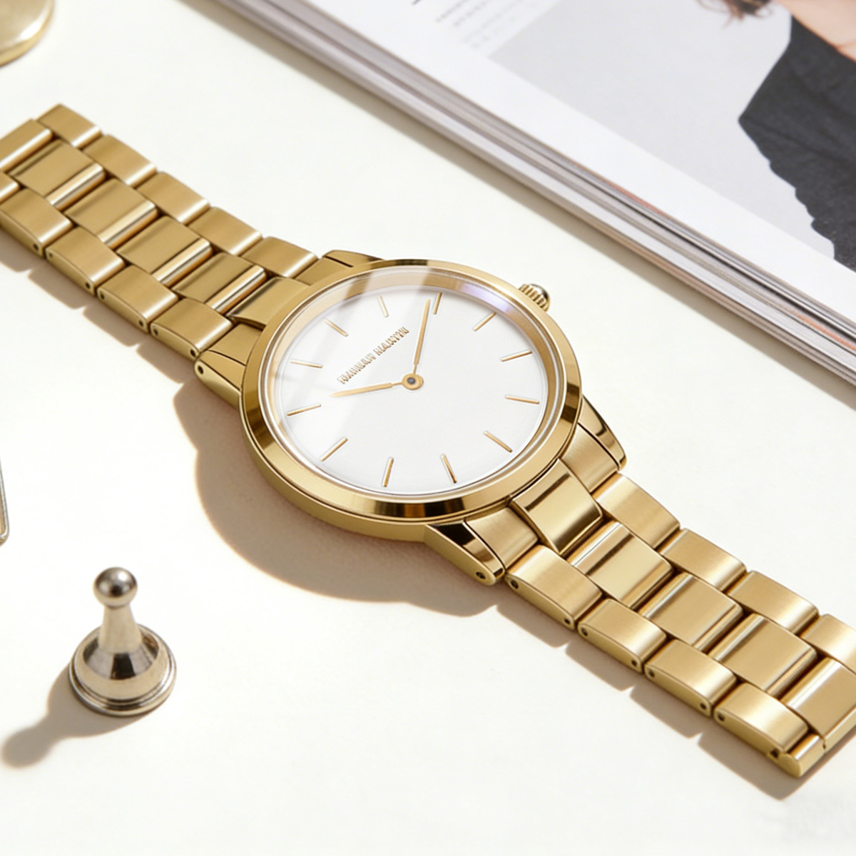 Damski Zegarek Różowe Złoto St – Anti-Magnetic Watch recenzja i cena