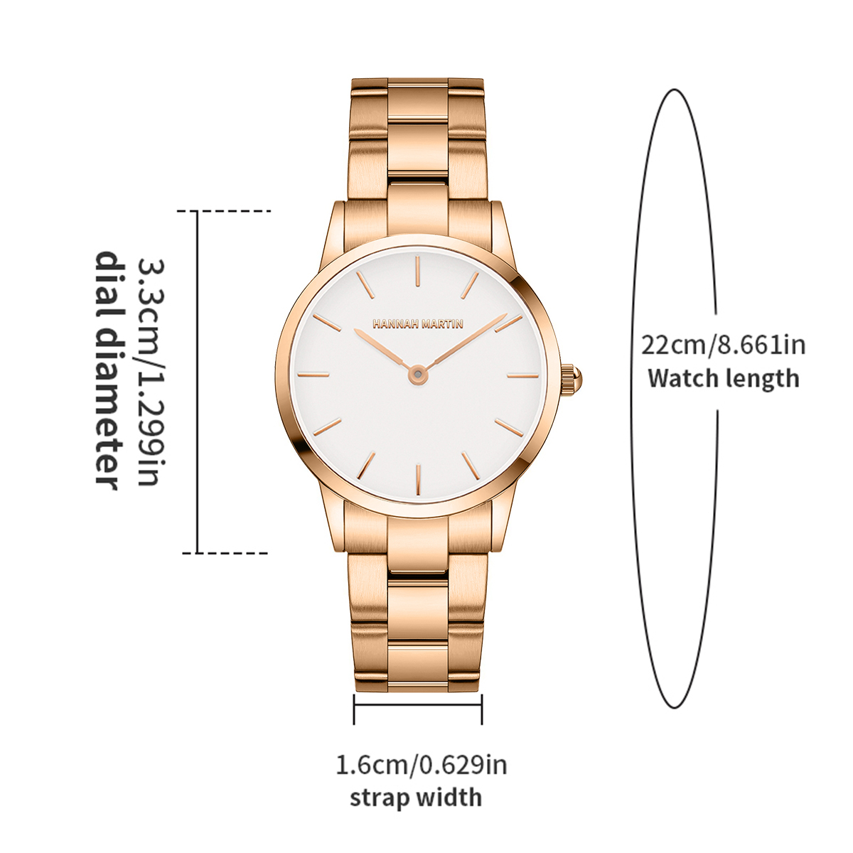 Damski Zegarek Różowe Złoto St – Anti-Magnetic Watch recenzja i cena