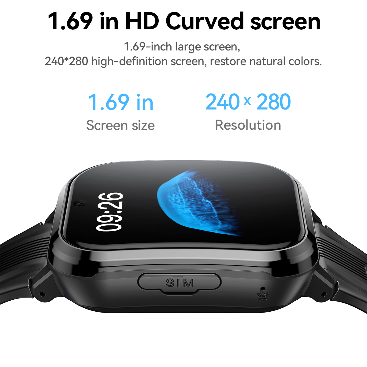 HOCO Y108 1.69-calowy zakrzywi – Smartwatch Watches For Kid Boy With Alarm recenzja i cena